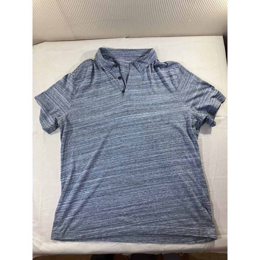 Banana Republic Mens XL Gray‎ Polo Shirt Short Sleeve Casual Top